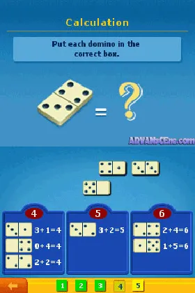 Junior Brain Trainer - Math Edition (USA) screen shot game playing